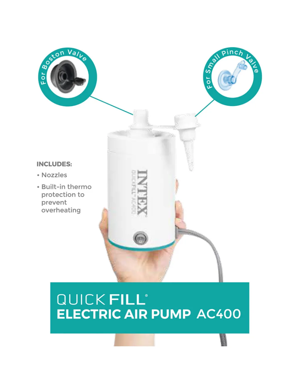 Clearance Quick-Fill® Electric Air Pump - AC400 Electric Pumps
