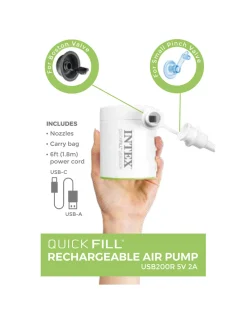 Clearance Quick-Fill® USB Electric Air Pump - USB200R Electric Pumps