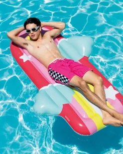 Clearance Rainbow Cloud Inflatable Pool Float Pool Mats & Lounges