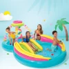 Online Rainbow Funnel Inflatable Play Center w/ Slide Play Centers