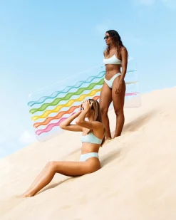 Best Rainbow Inflatable Floating Mat Pool Mats & Lounges