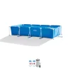 Discount Rectangular Frame Above Ground Pool Set w/ Filter Pump - 14'9¼" x 7'2?" x 33" Kids Kids