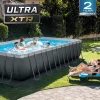 Clearance Rectangular Ultra XTR® Frame Above Ground Pool w/ Sand Filter Pump - 24' x 12' x 52" Ultra Xtr Frame
