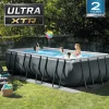 Outlet Rectangular Ultra XTR® Frame Above Ground Pool w/ Sand Filter Pump - 18' x 9' x 52" Ultra Xtr Frame