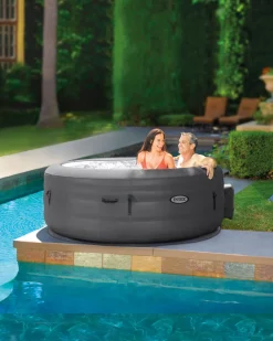 Discount SimpleSpa Bubble Massage Inflatable Hot Tub -- 4 Person Simplespa