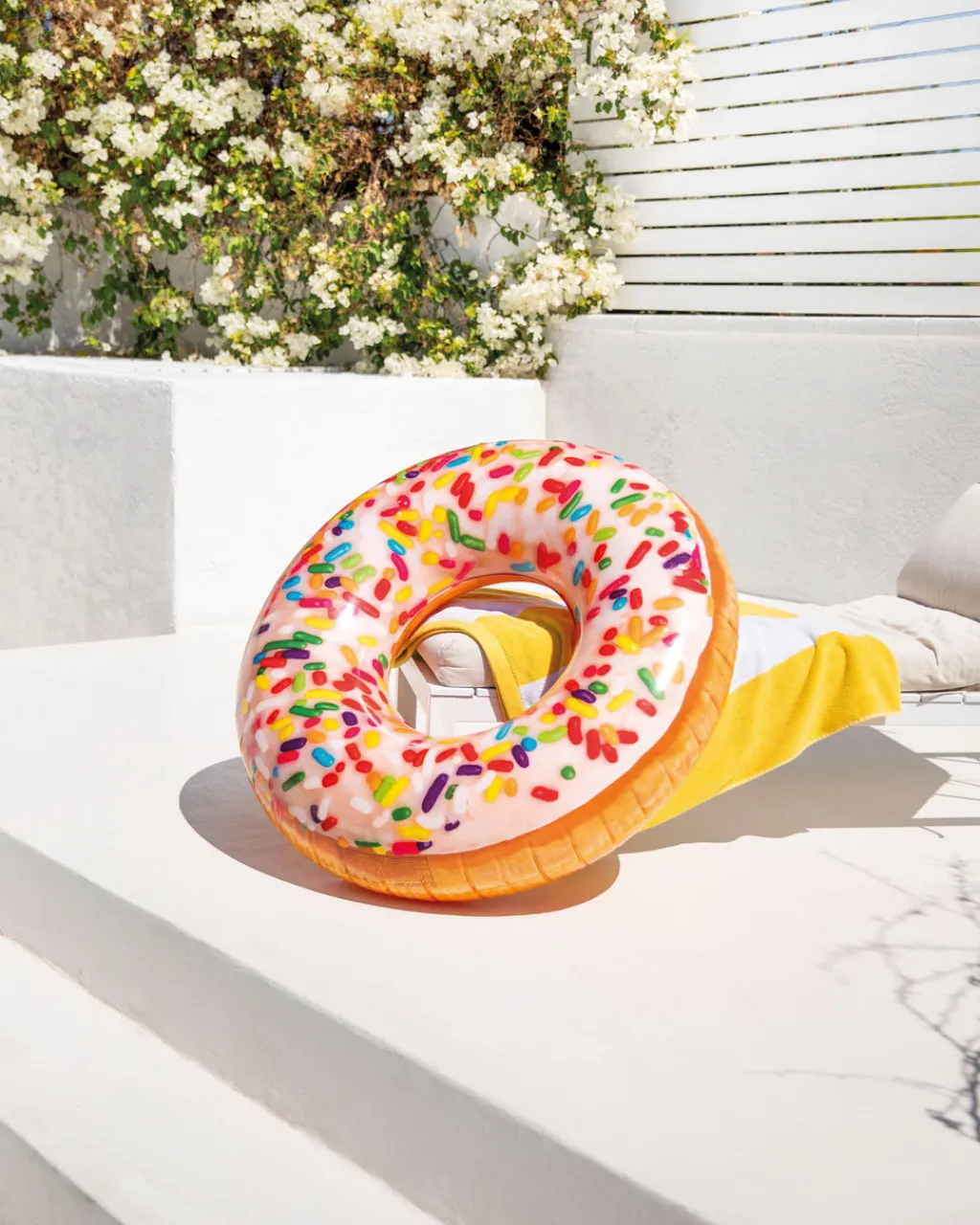 Sprinkle Donut Inflatable Pool Swim Tube Novelties & Games