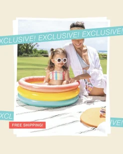 Clearance Sunset Glow Inflatable Baby Pool Kids Kids