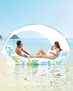 Best Tropical Canopy Inflatable Lounge Pool Mats & Lounges