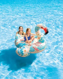 New Tropical Flamingo Ride-On Inflatable Pool Float Novelties & Games