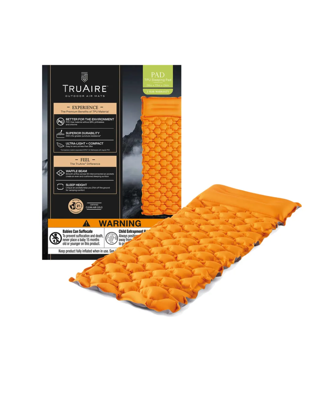 Outlet TruAire® Sleeping / Camping Pad Premaire & Truaire|Multi-Use / Camping