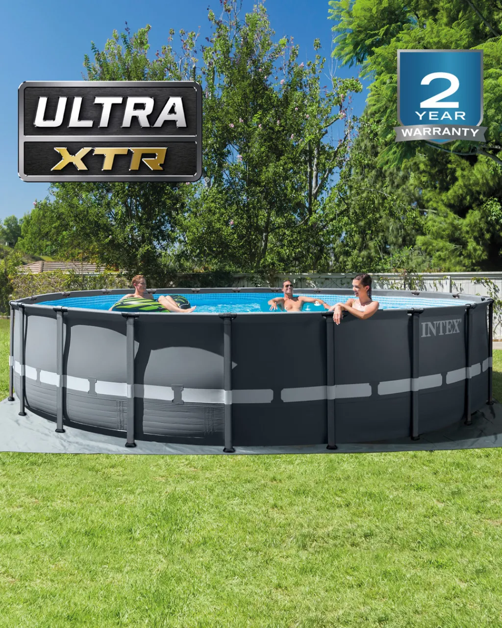 Clearance Ultra XTR® Frame Above Ground Pool w/ Sand Filter Pump - 20' x 48" Ultra Xtr Frame