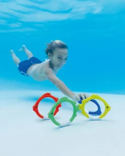 Discount Underwater Pool Toys - Fish Rings Pool Toys
