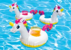 Outlet Unicorn Inflatable Drink Floaties - 3 Pack Novelties & Games
